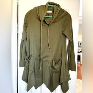 Olive Shirt Dress